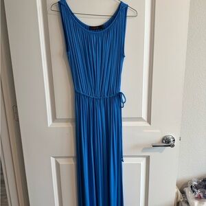 The Limited Blue Sleeveless Maxi Sundress